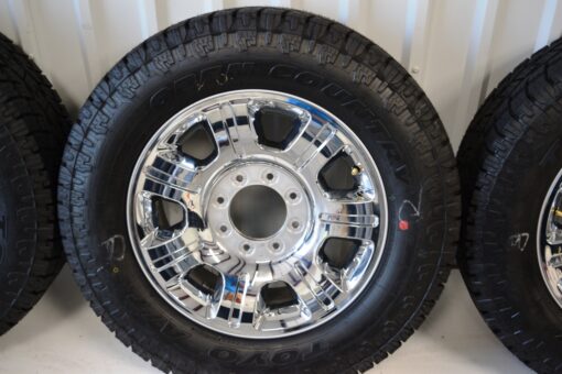 Ford f250 20 inch chrome oem wheels toyo tires