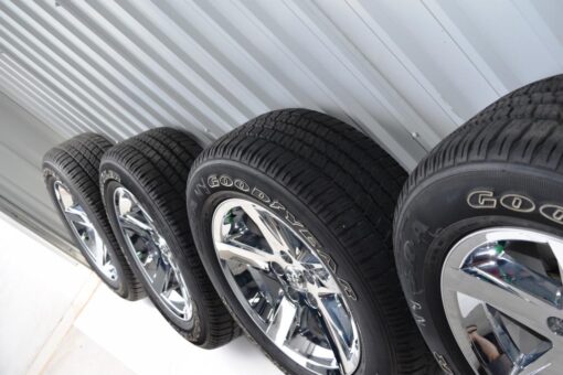 dodge ram 1500 chrome 20 inch oem factory wheels tires
