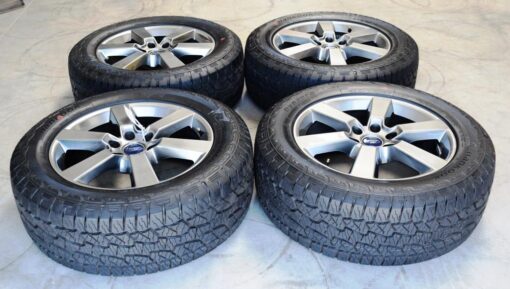 ford f150 fx4 20 inch grey oem factory wheels and tire package